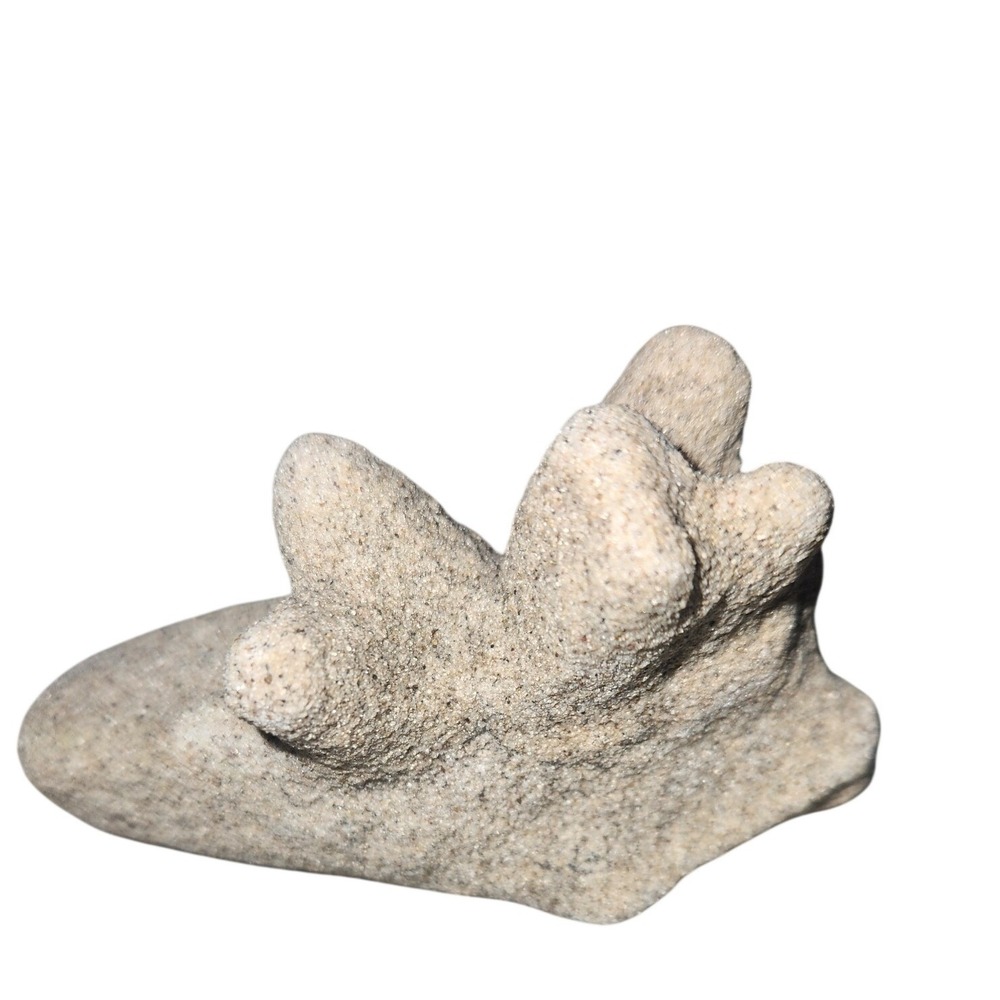 Natural Sandstone Gogotte Mineral Specimen Spiky Sculptural Stone Formation
